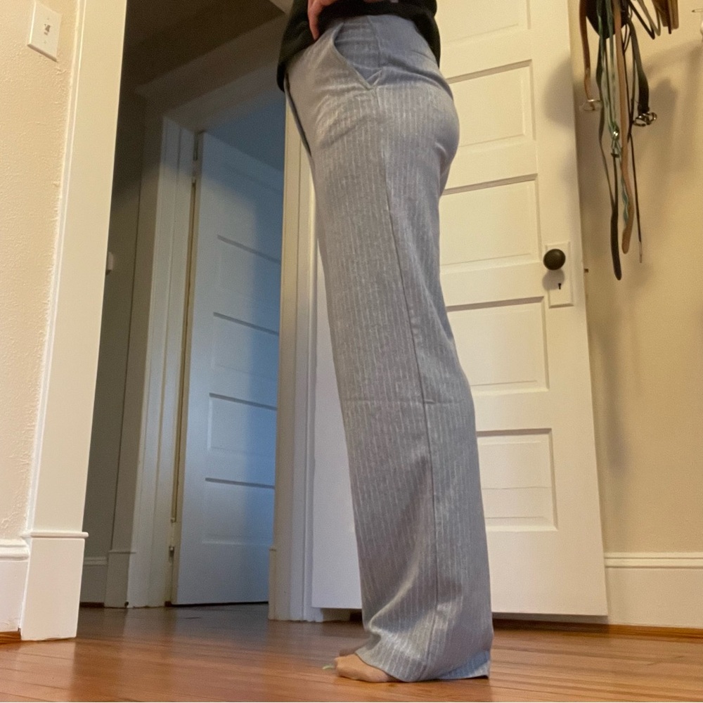 Rachel Zoe Gray Striped Women’s Pants - Picture 3 of 9